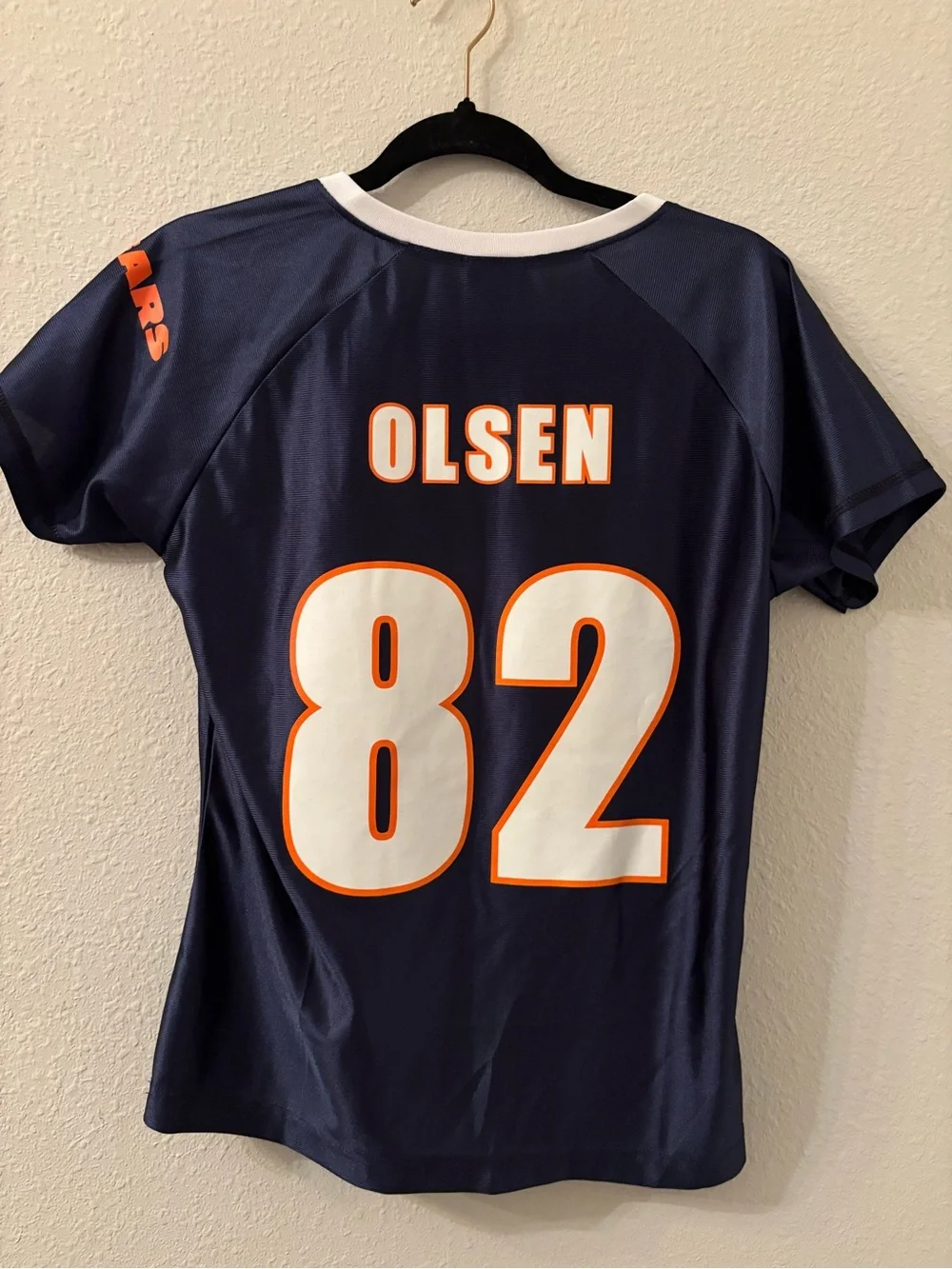 Chicago Bears Navy|Orange Cheerleader Costume Jersey Top-Team Spirit Outfit